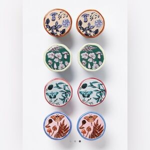 Anthropologie elin Ceramic knobs (set of 6)